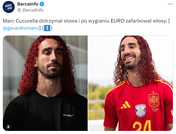 Marc Cucurella PRZEFARBOWAŁ WŁOSY!